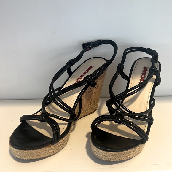 Prada Wedges 🖤 - Picture 1 of 8
